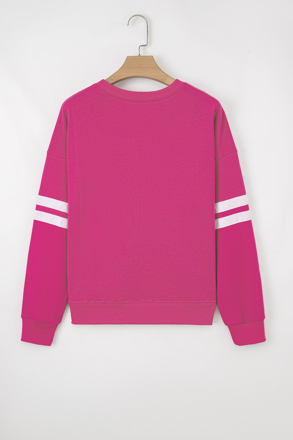 Striped Detail Drop Shoulder Oversized Sweatshirt