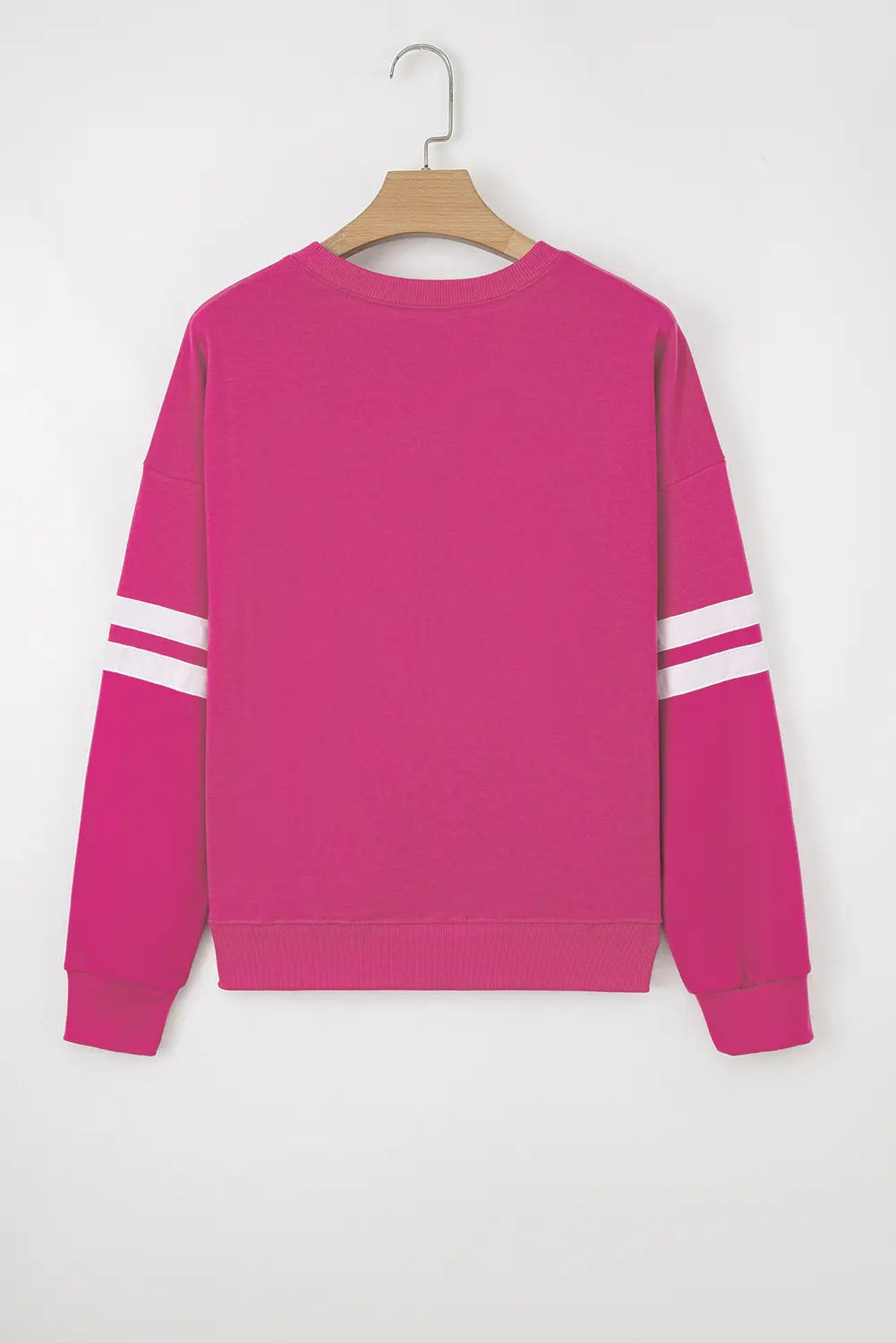 Striped Detail Drop Shoulder Oversized Sweatshirt
