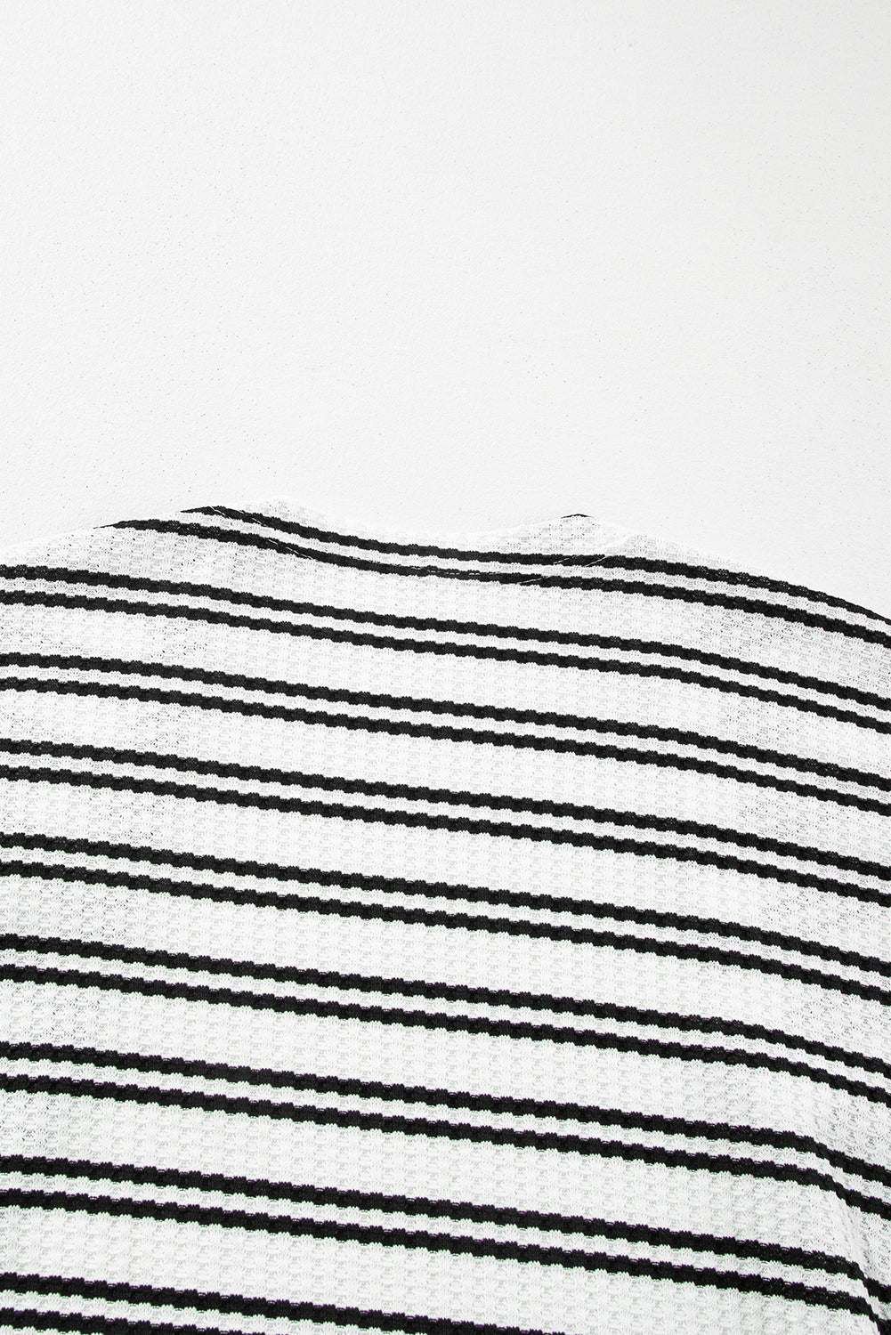 Black Stripe Print Open Front Duster Cardigan eAura