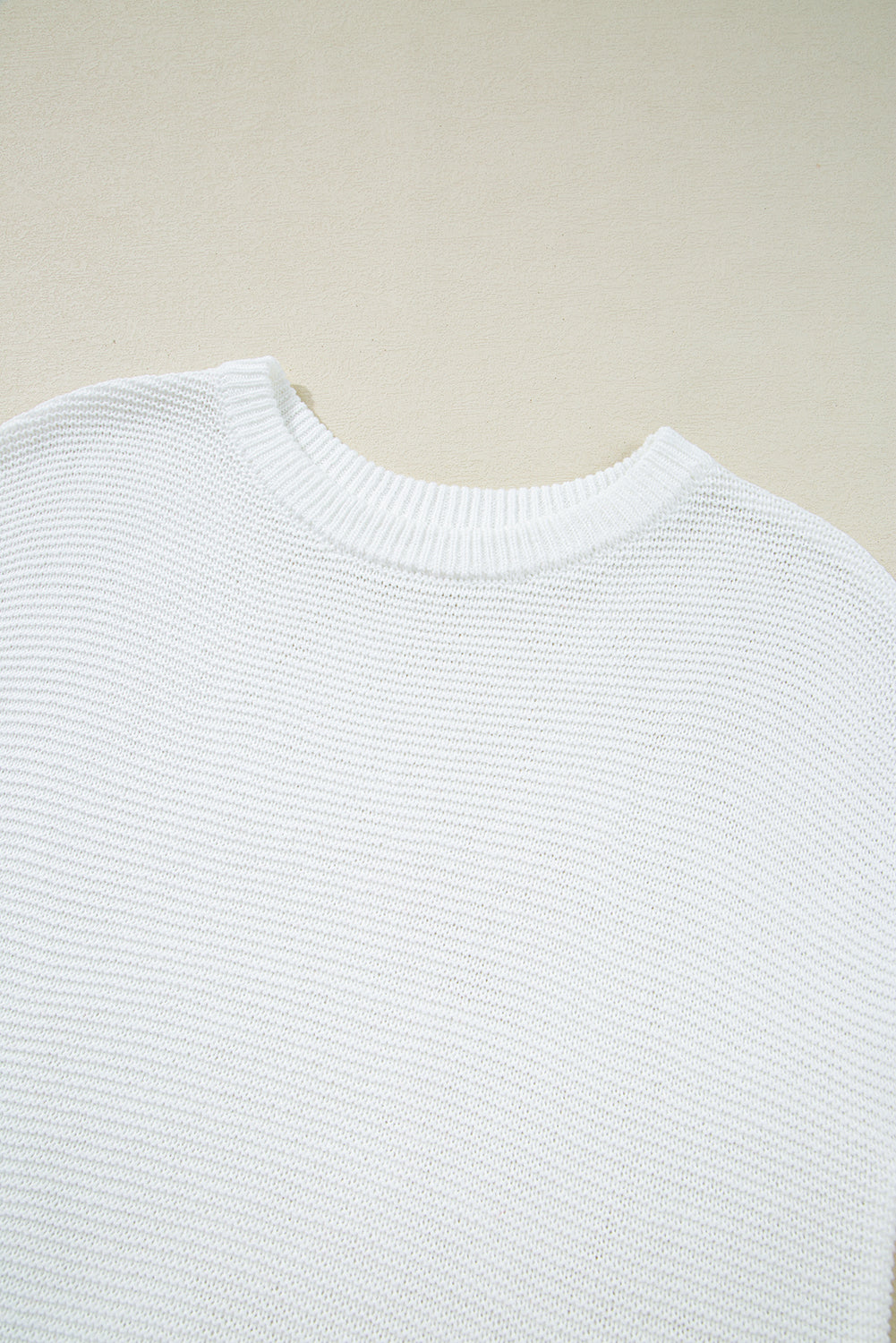 Jet Stream Solid Colour Sweater Tee with Side Slits eAura