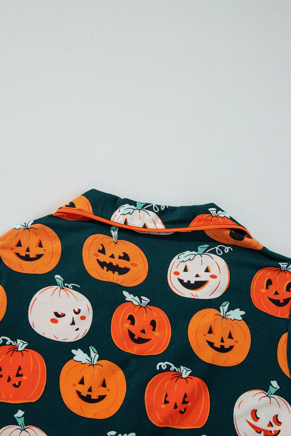 Halloween Pattern Short Sleeve Shirt Pyjama Set eAura