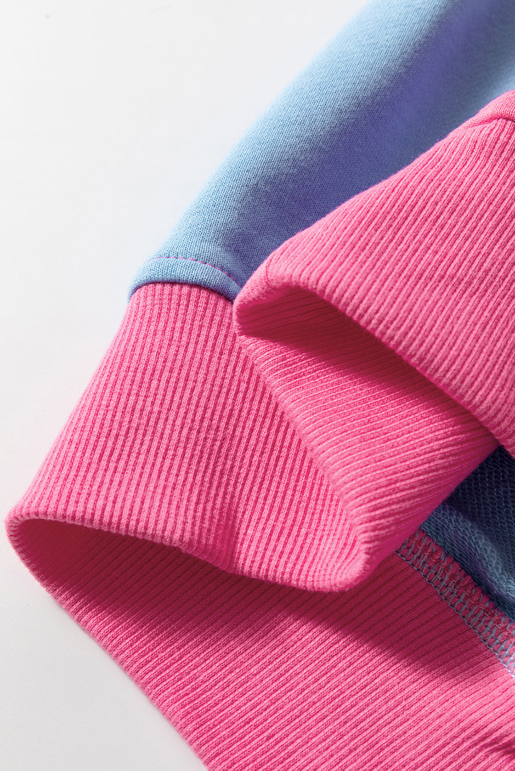 Colourblock Patchwork Drop Shoulder Sweatshirt