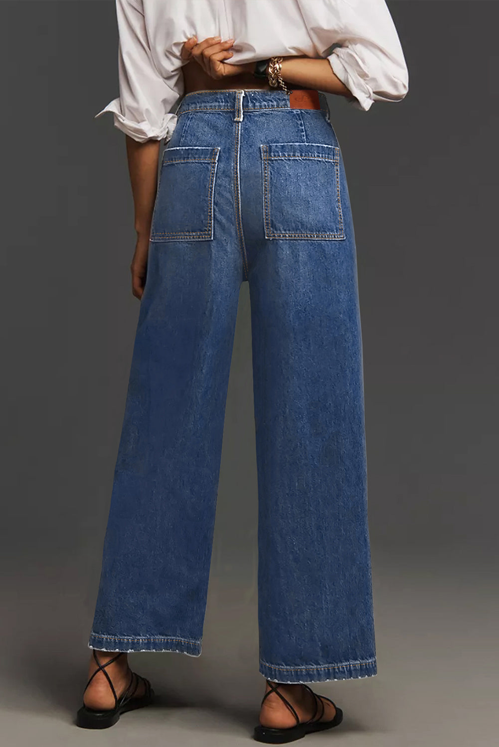 Mimimalist Patch Pocket Womens Shift Jeans Dear-Lover Dropshipping
