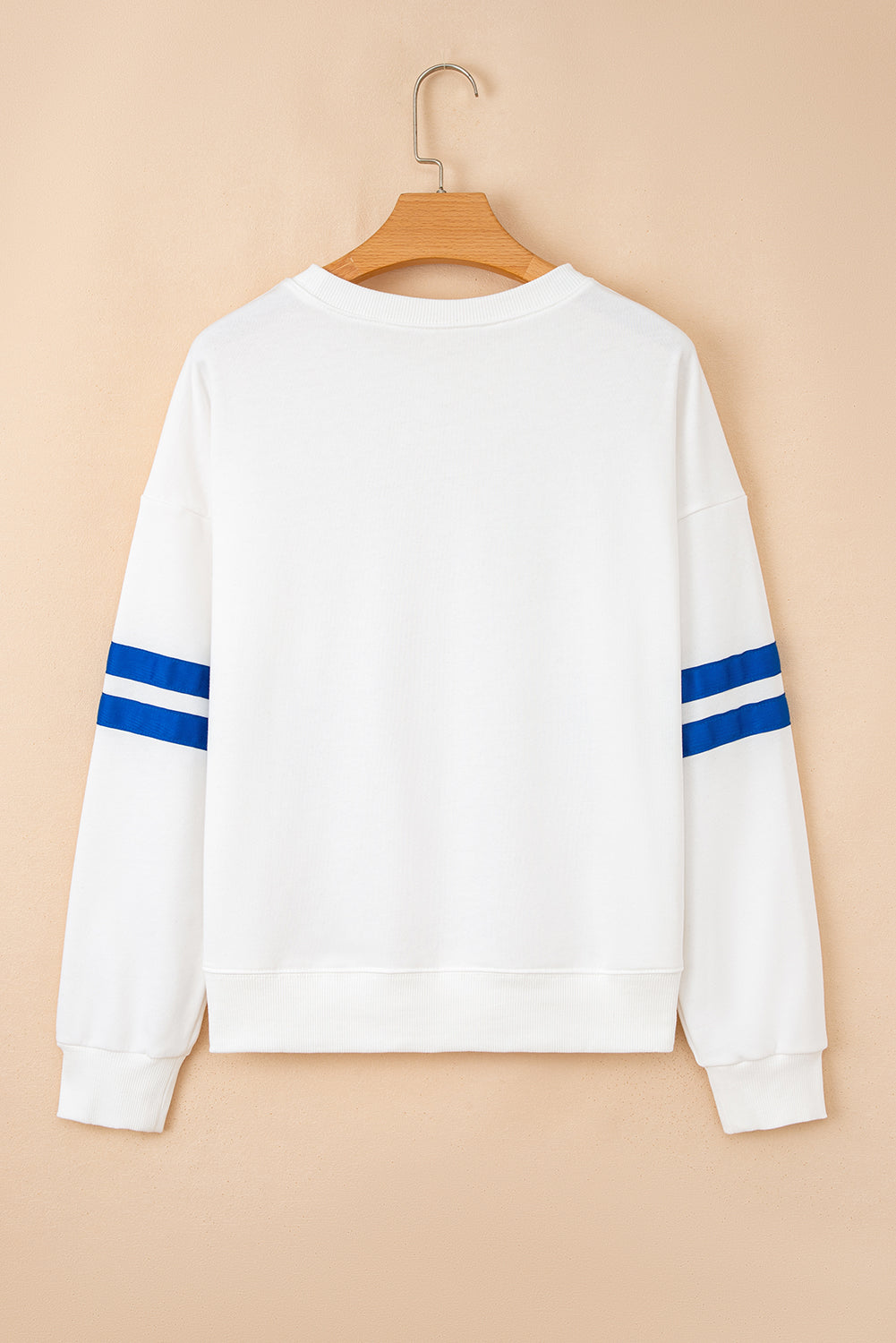 Striped Detail Drop Shoulder Oversized Sweatshirt