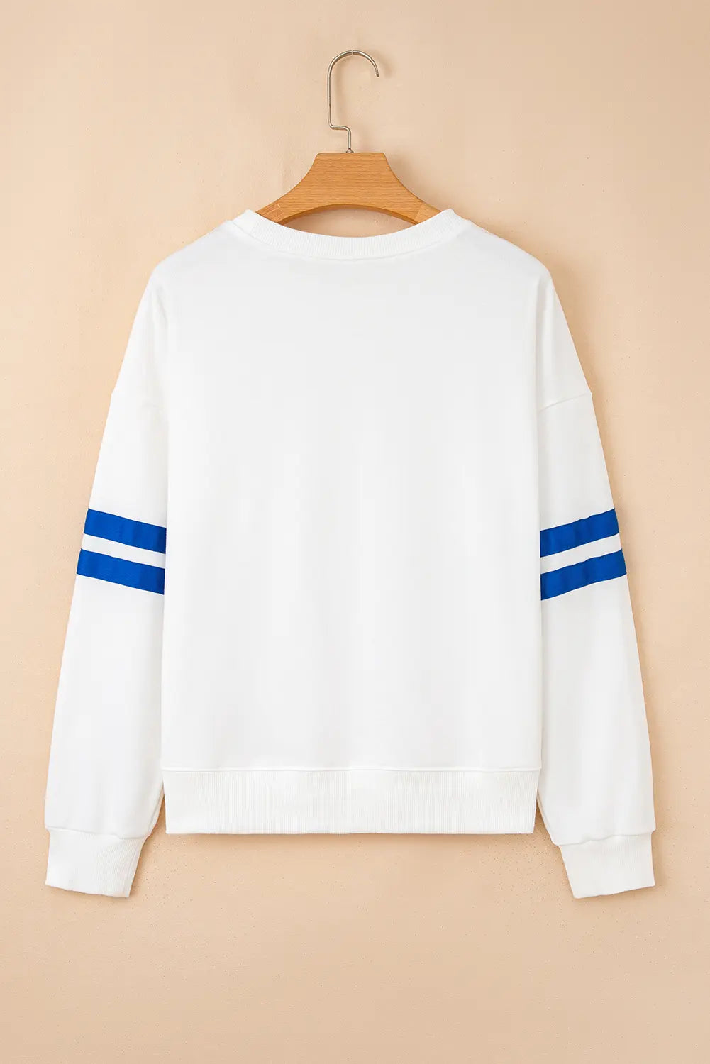 Striped Detail Drop Shoulder Oversized Sweatshirt