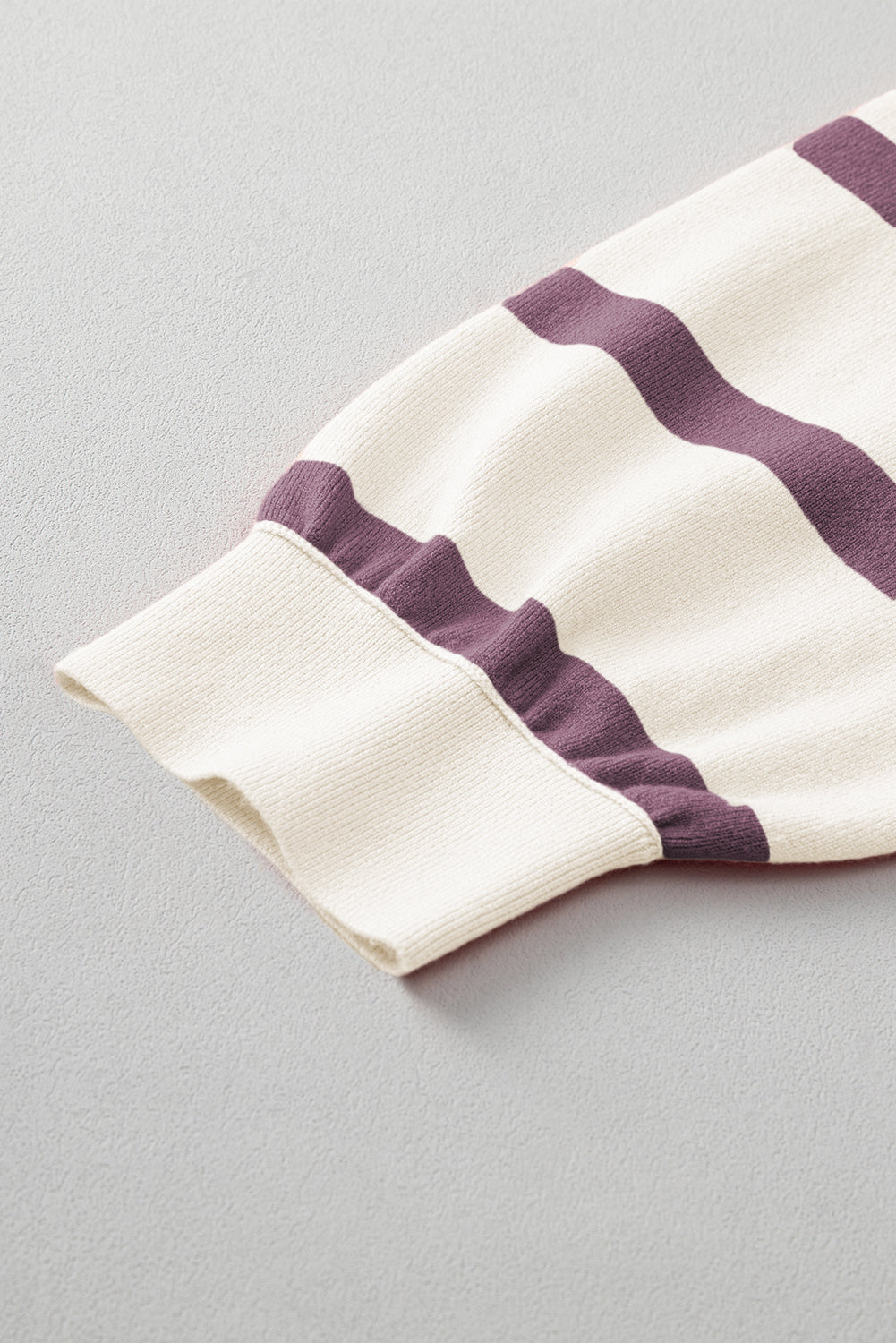 Pink Stripe Colourblock Oversized Sweater eAura