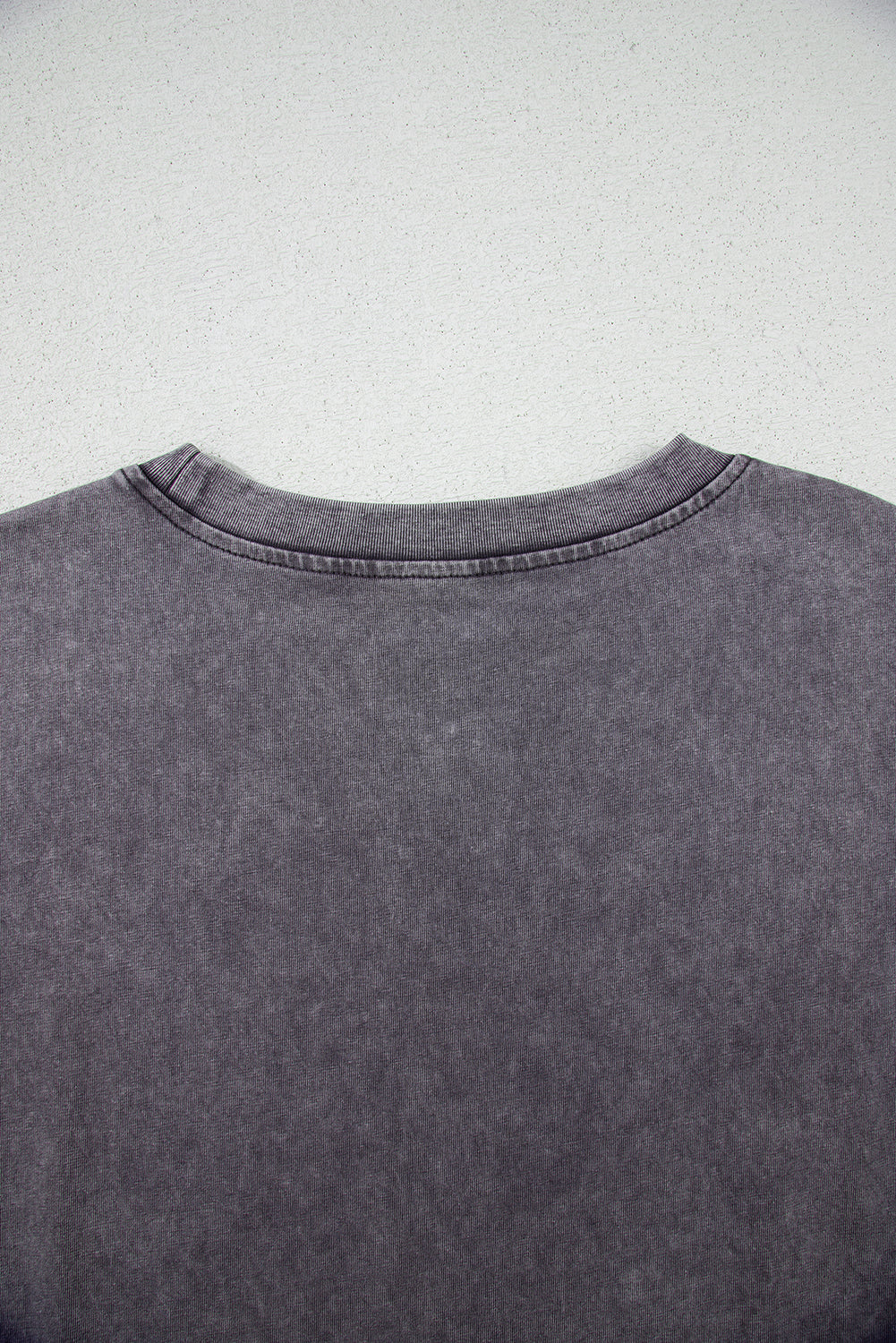 Grey TEXAS Steer Head Graphic Mineral Wash Oversized T Shirt eAura