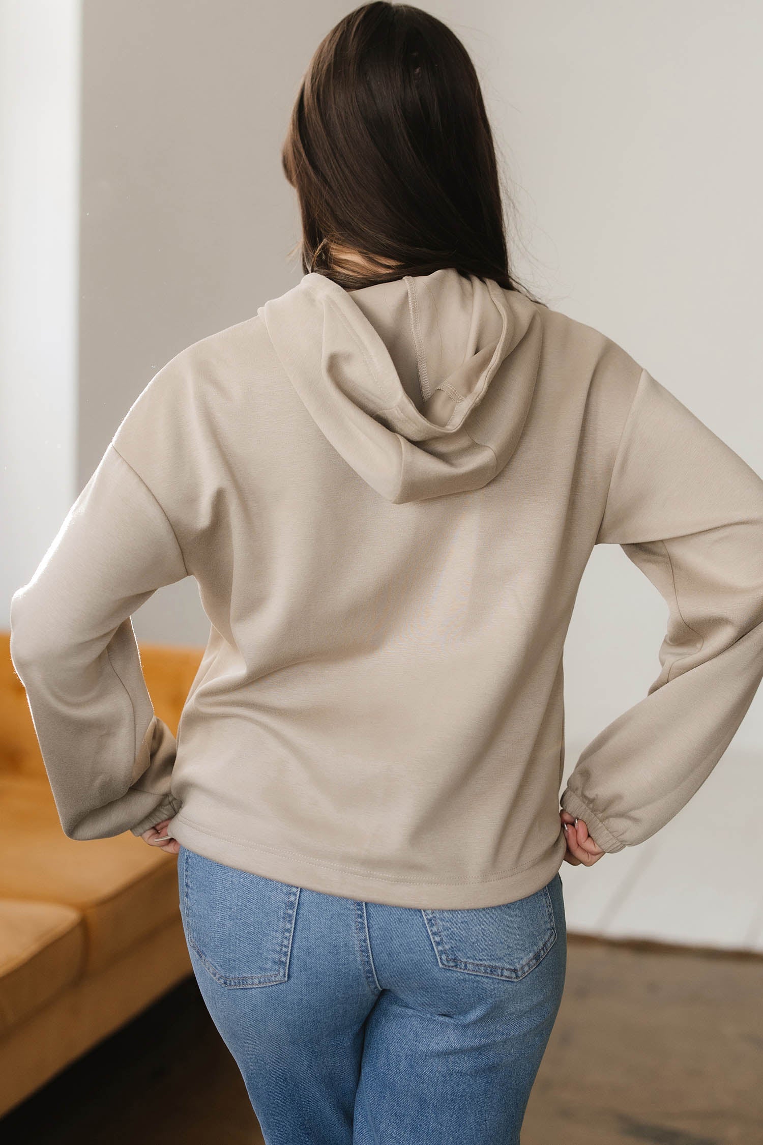 Bow Embroidered Zip Up Jacket Hoodie - Tops/Sweatshirts & Hoodies
