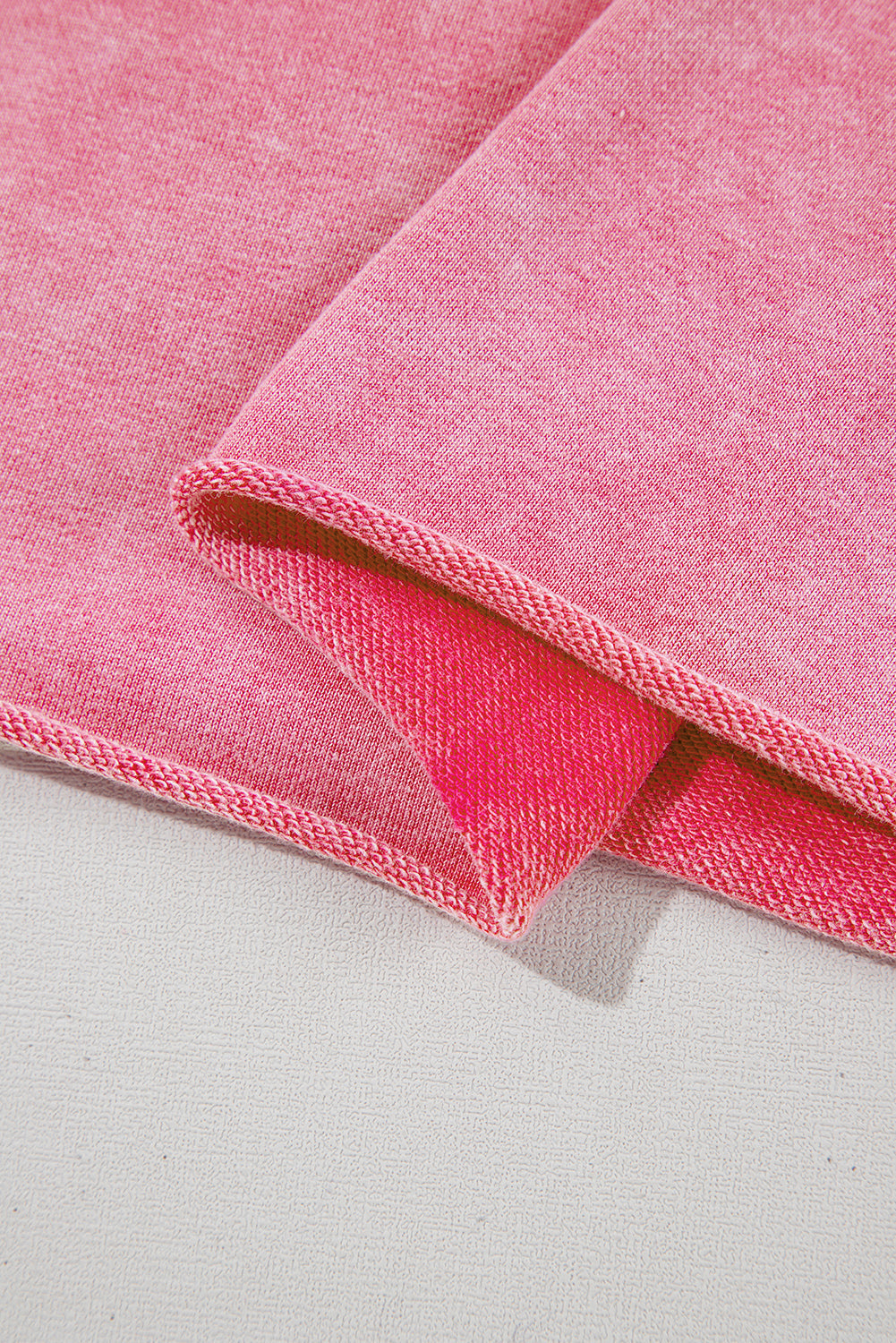 Sachet Pink Mineral Wash Raw Edge Ruffle Mini Dress eAura