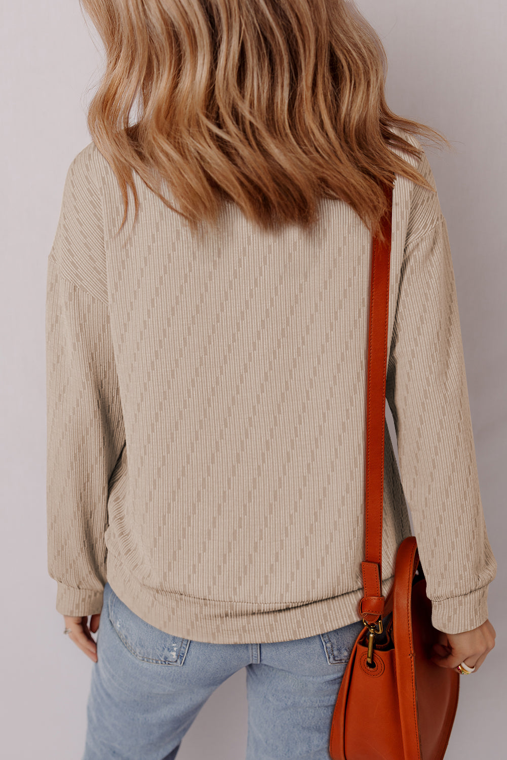 Textured Long Sleeve Top - eAura