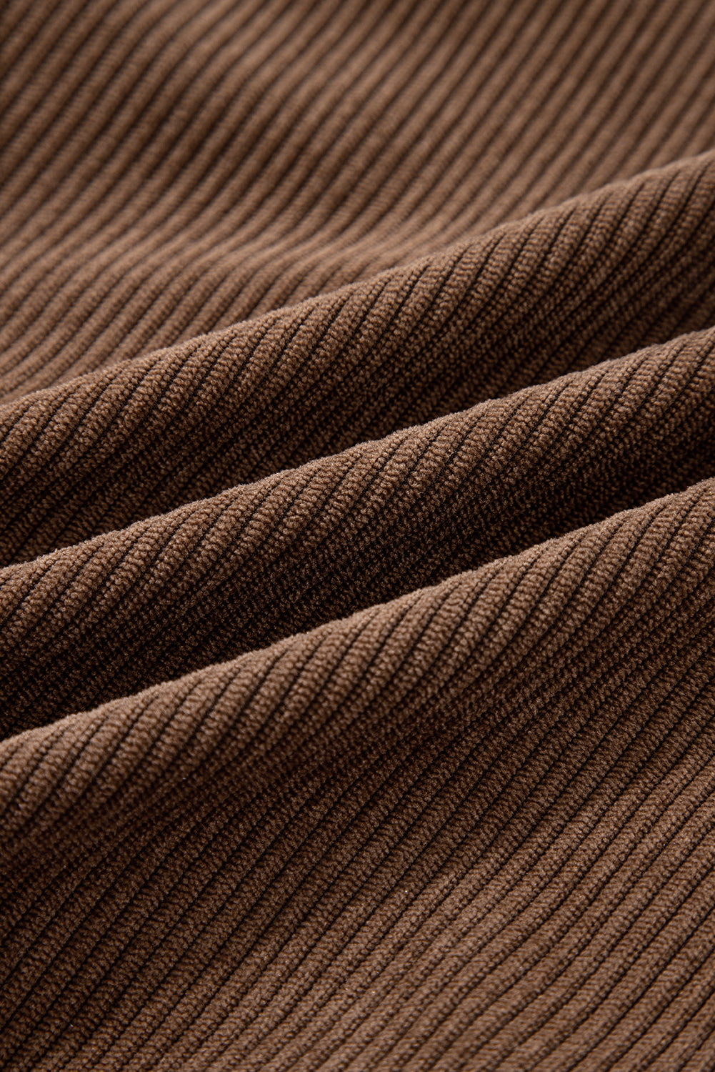 Zip Up Lapel Collar Soft Corduroy Jacket eAura