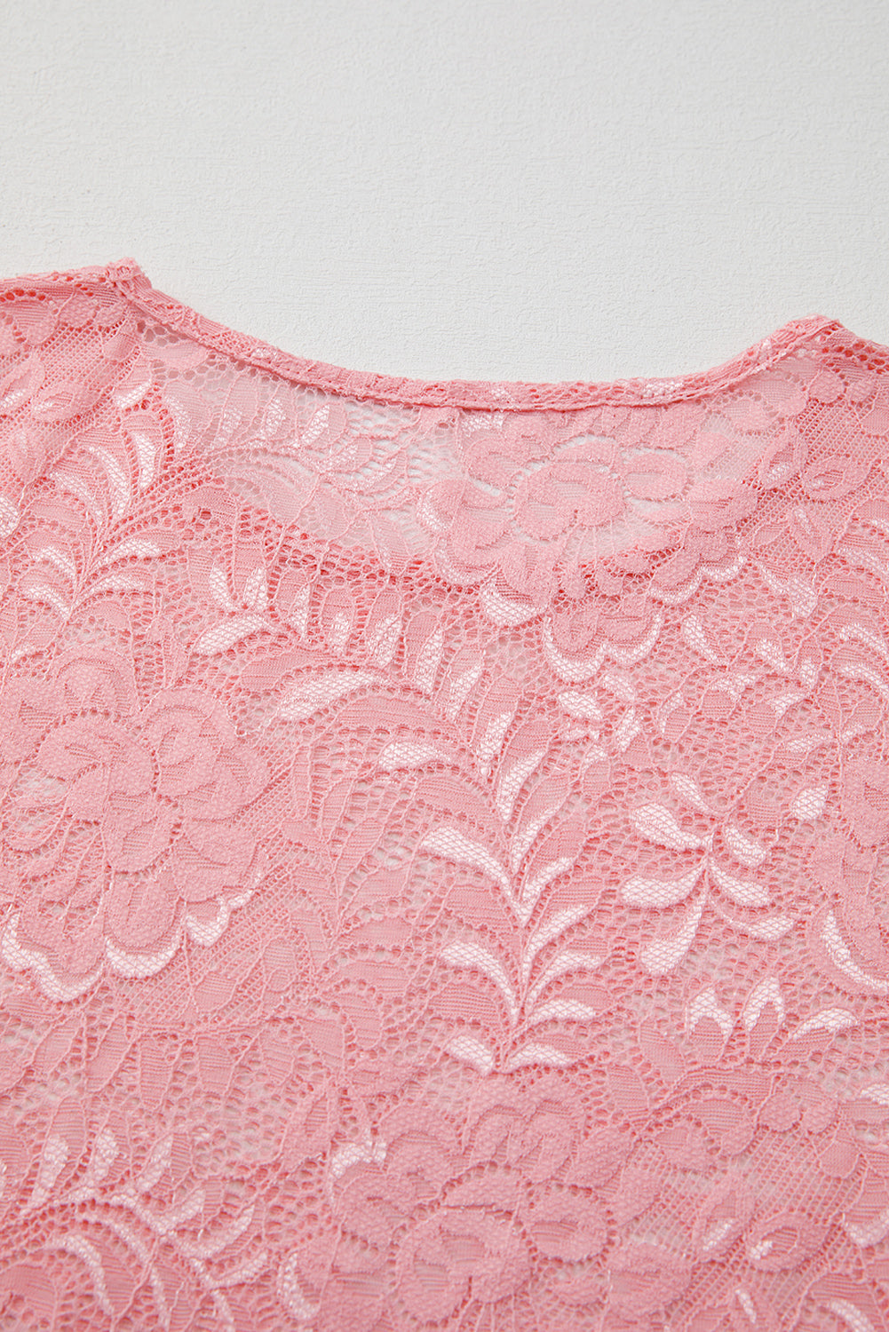 Blossom Floral Lace Sheer Long Sleeve Top eAura