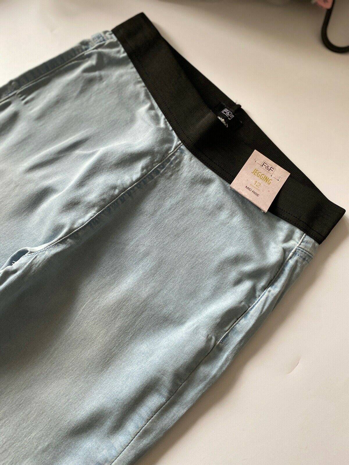 F&F Jegging Size 12 Light Blue - BB Fashion Outlet