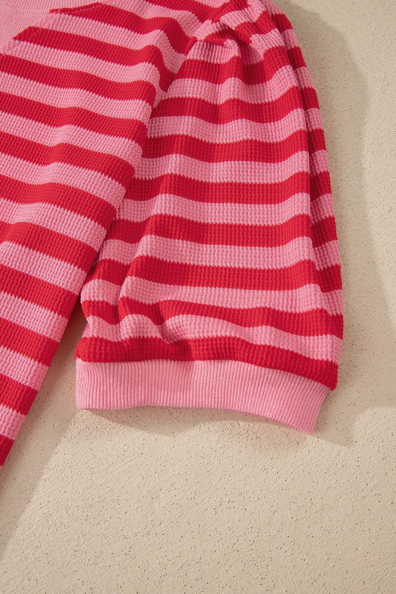 Puff Short Sleeve T Shirt Matching Shorts Set – Green Stripe
