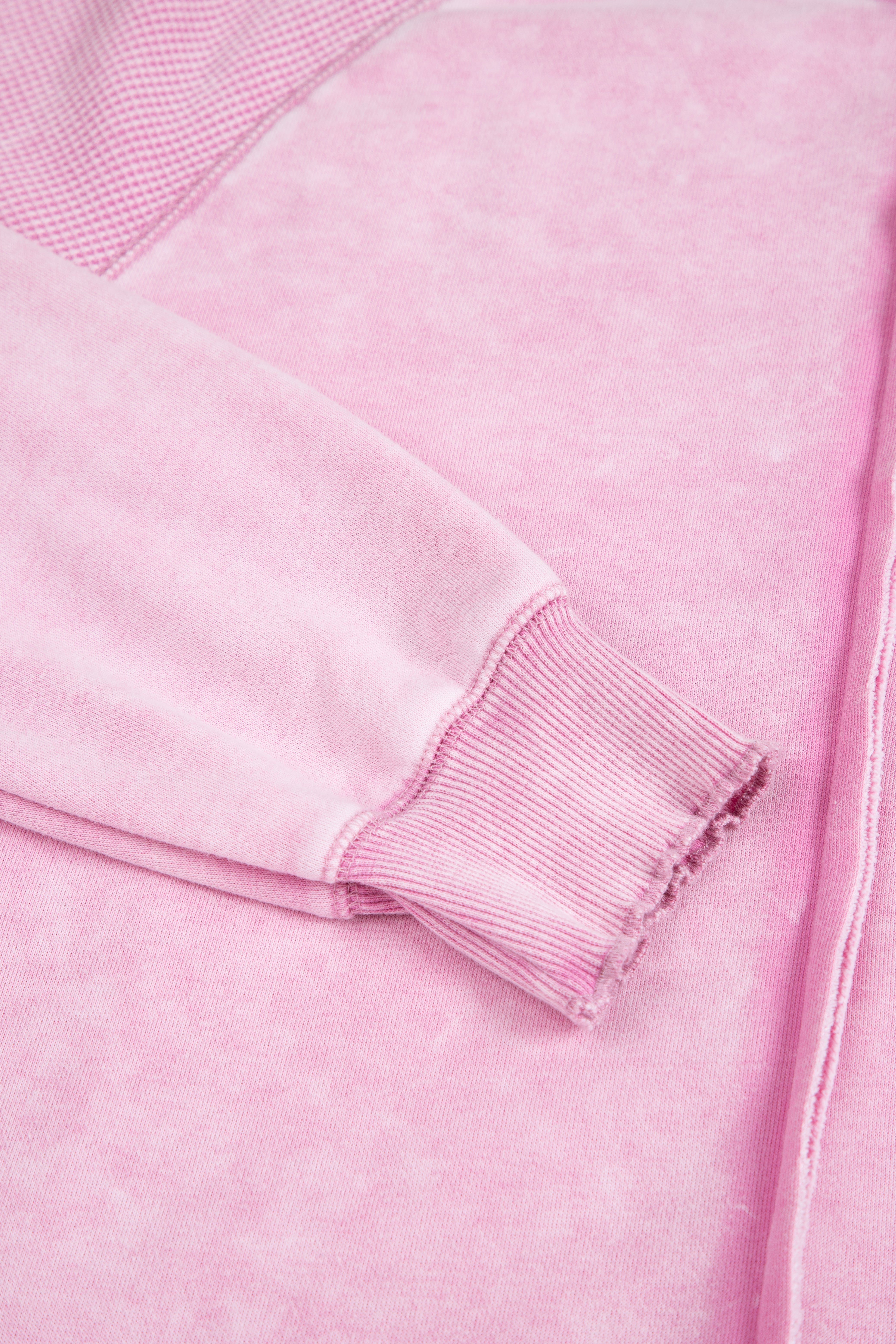 Waffle Knit Patchwork Raglan Sleeve Sweatshirt - eAura