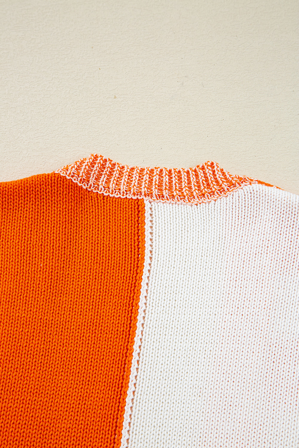 Orange Checkered Open Front Drop Shoulder Cardigan Dear-Lover Dropshipping