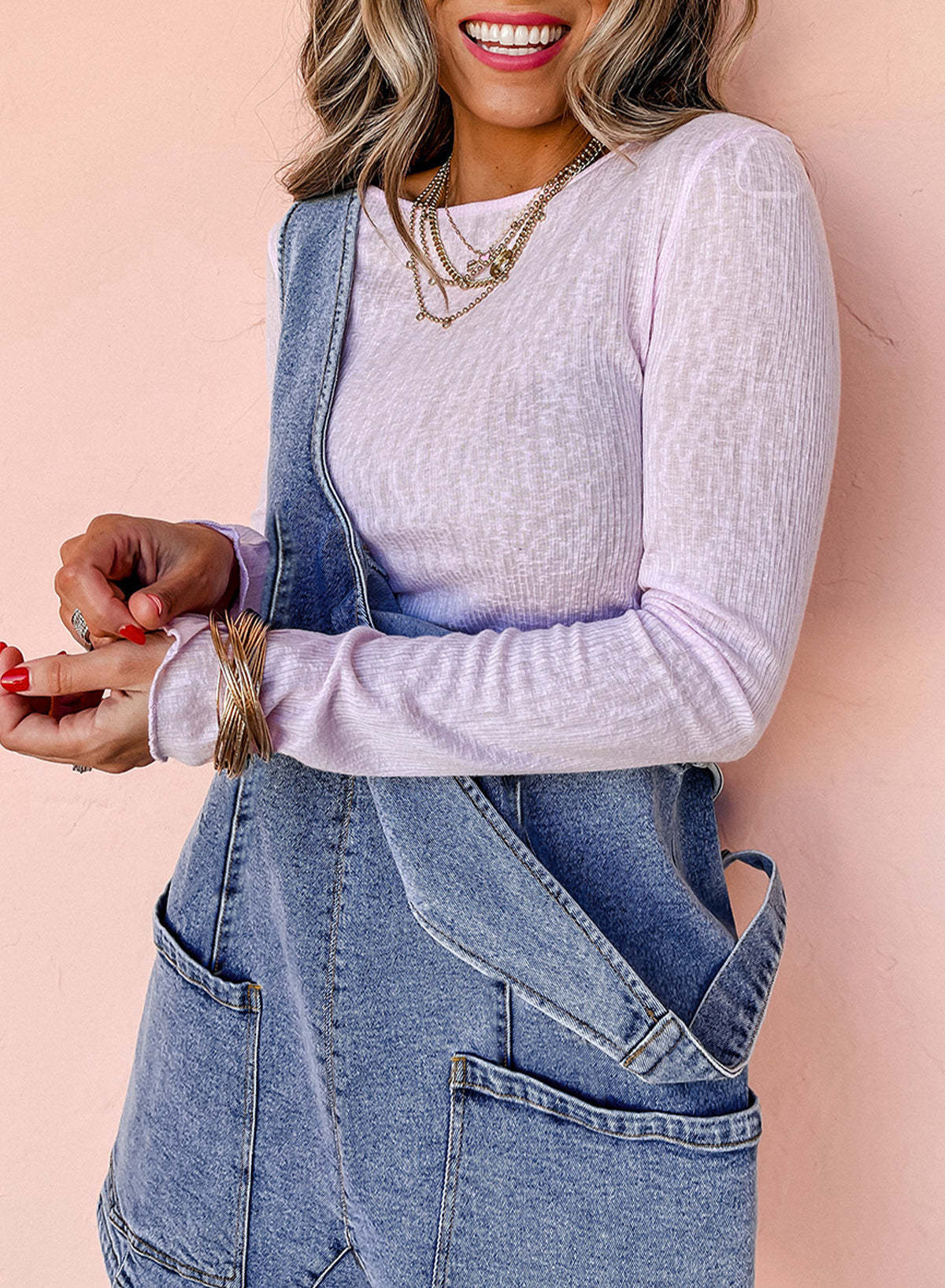 Dusk Blue Sleeveless U Neck Patched Pocket Denim Romper eAura