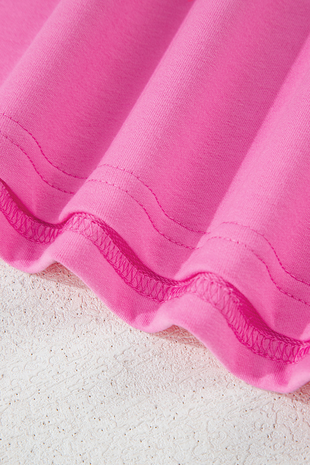 Bonbon Striped Patch Front Casual Tee eAura