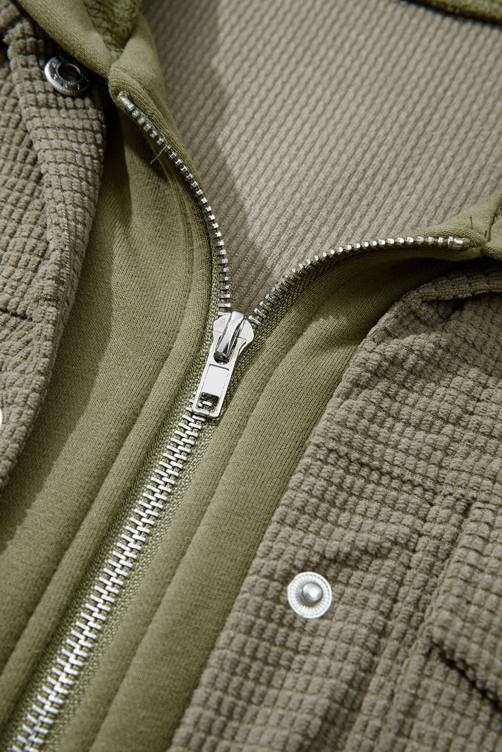 Textured Hooded Jacket - eAura