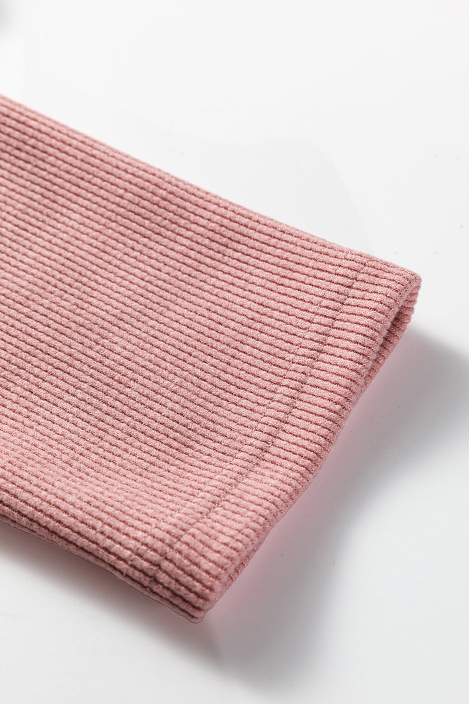 Pullover Hoodie and High Waist Bottoms Soft Cord Co-ord Set - eAura