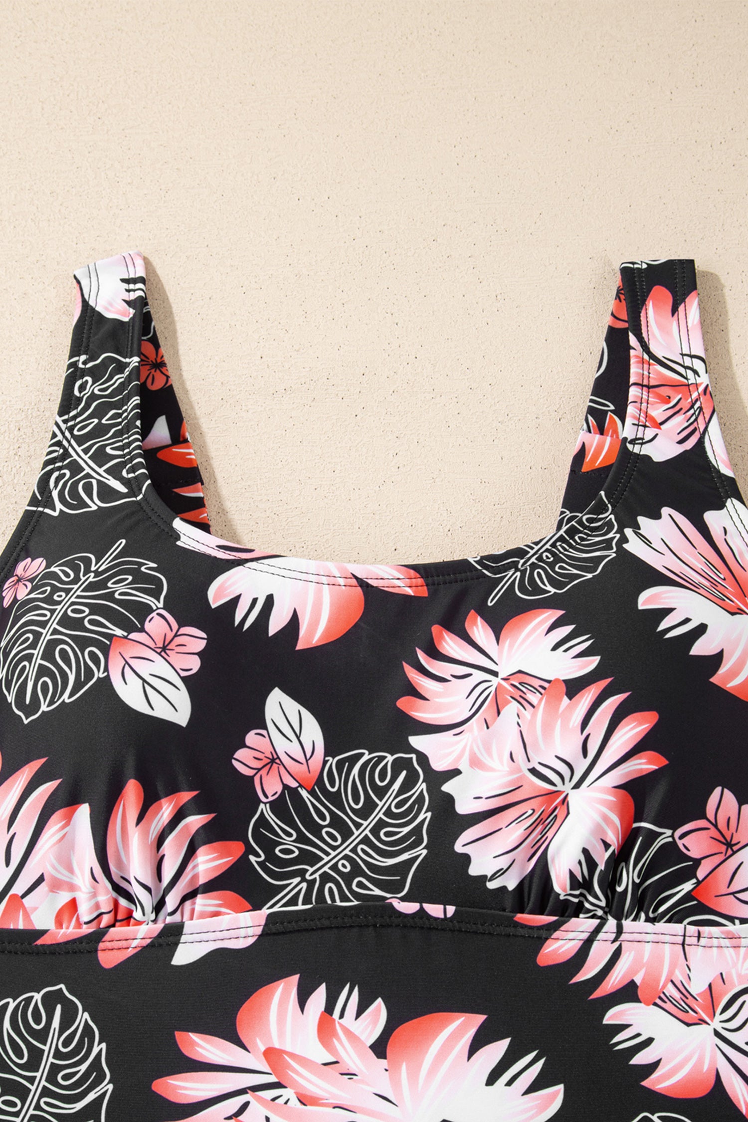 Scoop Neck Adjustable Tankini and Matching Skort Swimsuit