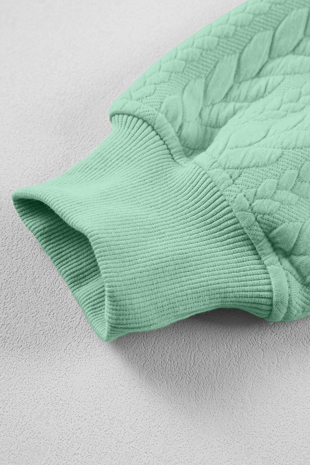 Cable Textured Baggy Hoodie - Tops/Sweatshirts & Hoodies
