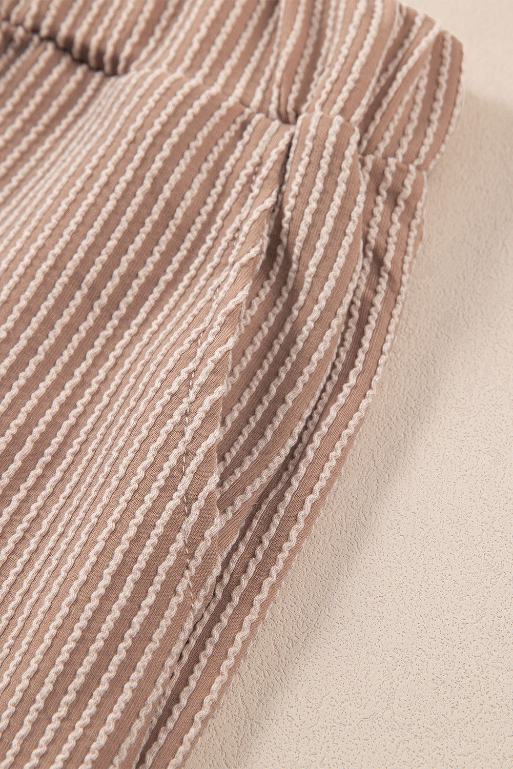 Ribbed Sleeveless Top and Pocketed Shorts Co-ord eAura