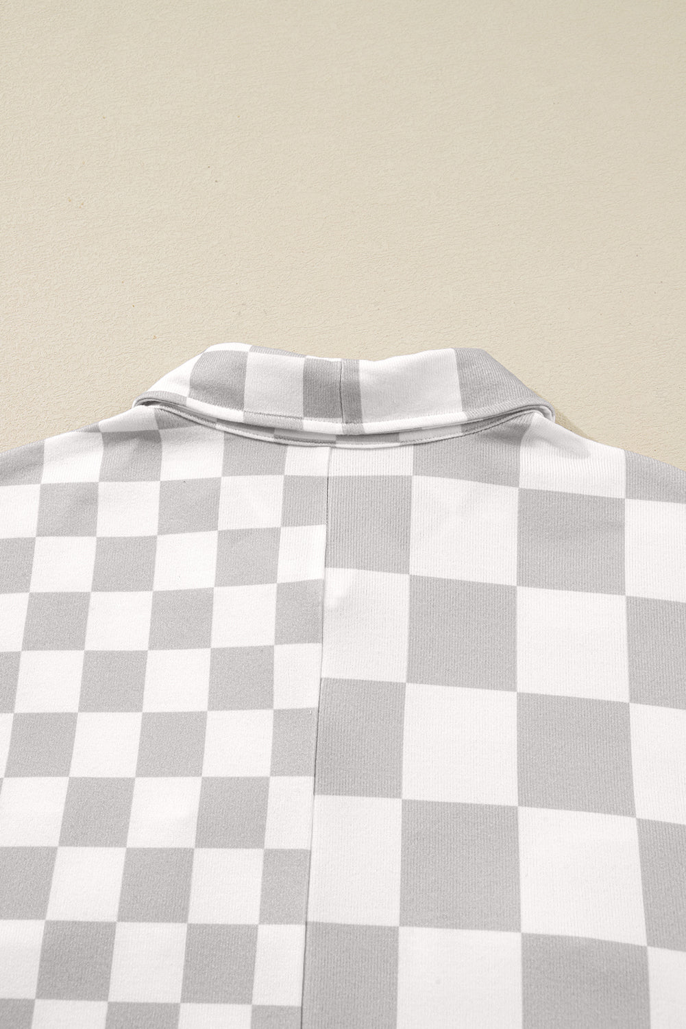 Checkered Buttoned Down Casual Jacket - eAura