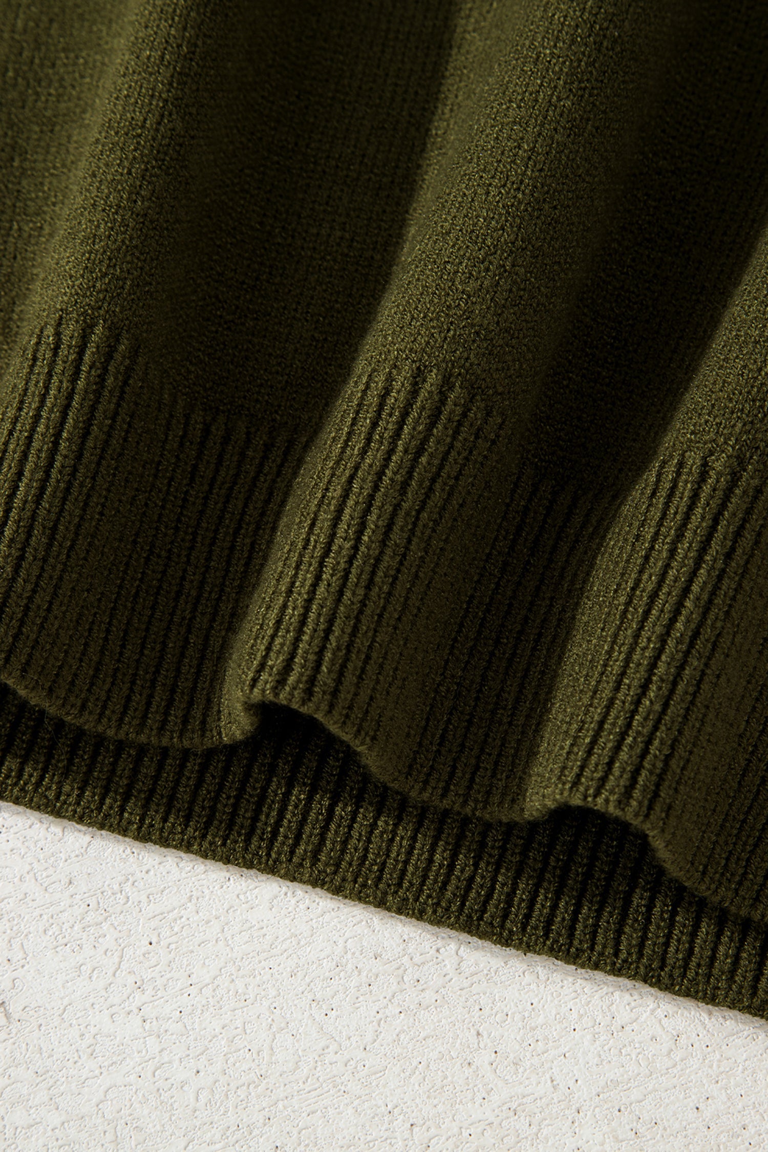 Crew Neck Drop Shoulder Sweater - eAura