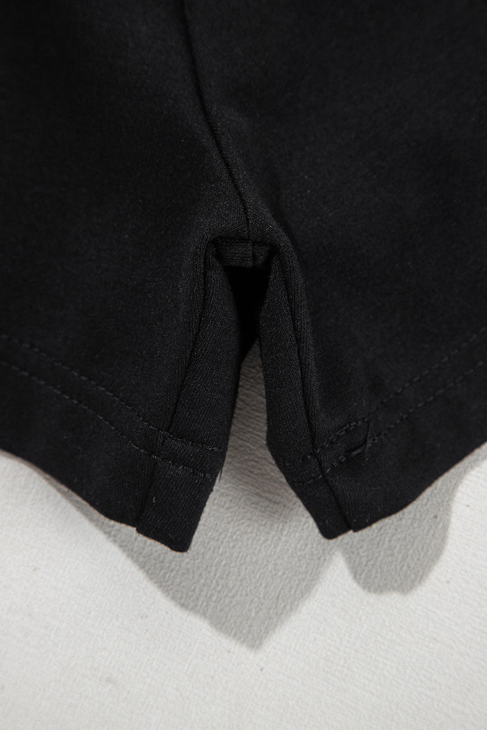 Black white Tie V Neck Pintuck Sleeveless Loose Romper eAura