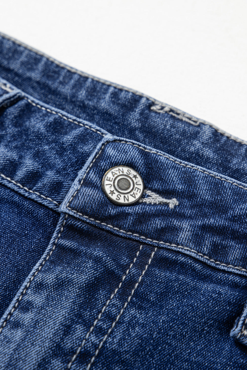 Sail Blue Wide Leg Pocketed High Waist Jeans Beagle Boutique Fashion Outlet