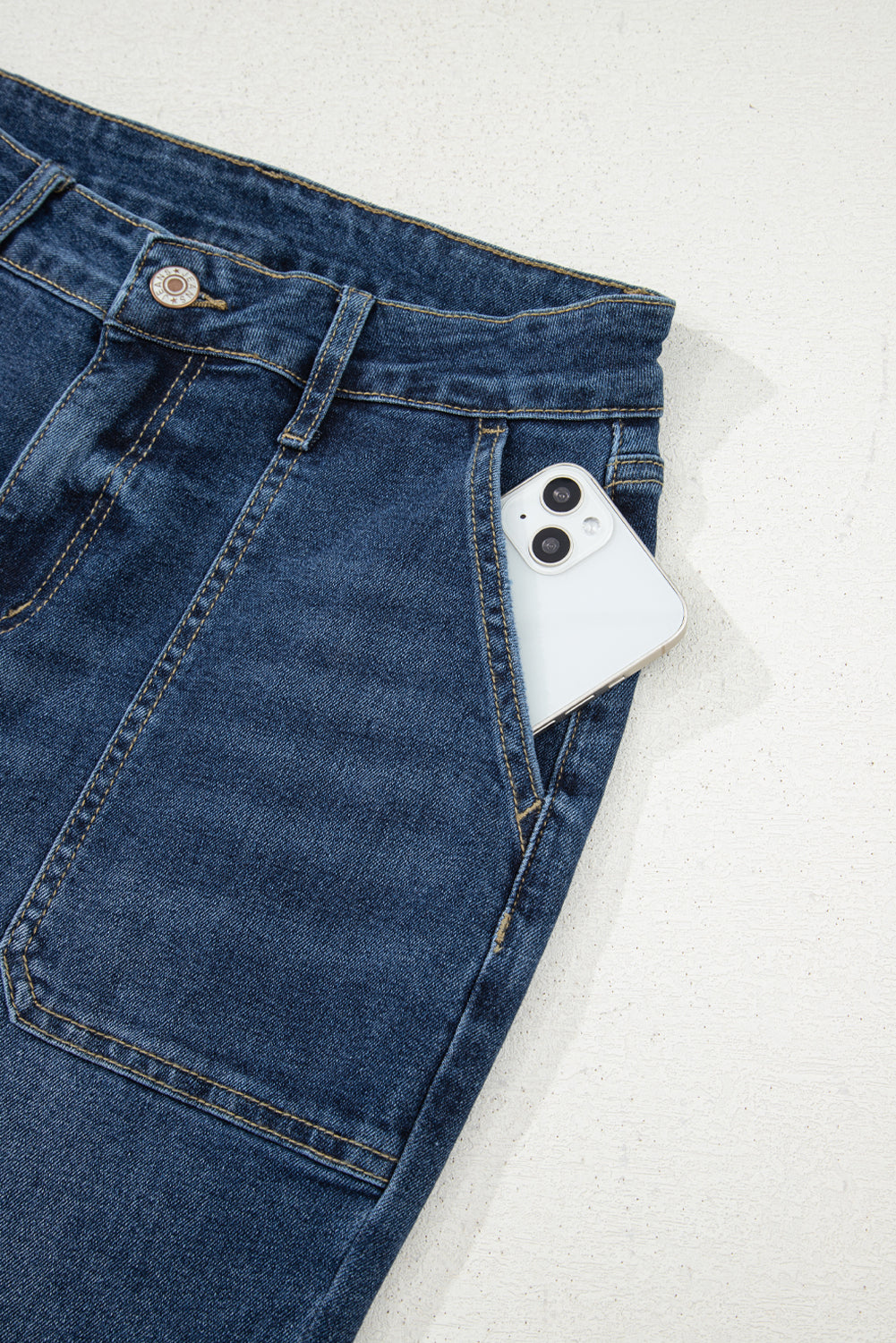 Ashleigh Blue Cropped High Rise Wide Leg Jeans Dear-Lover Dropshipping