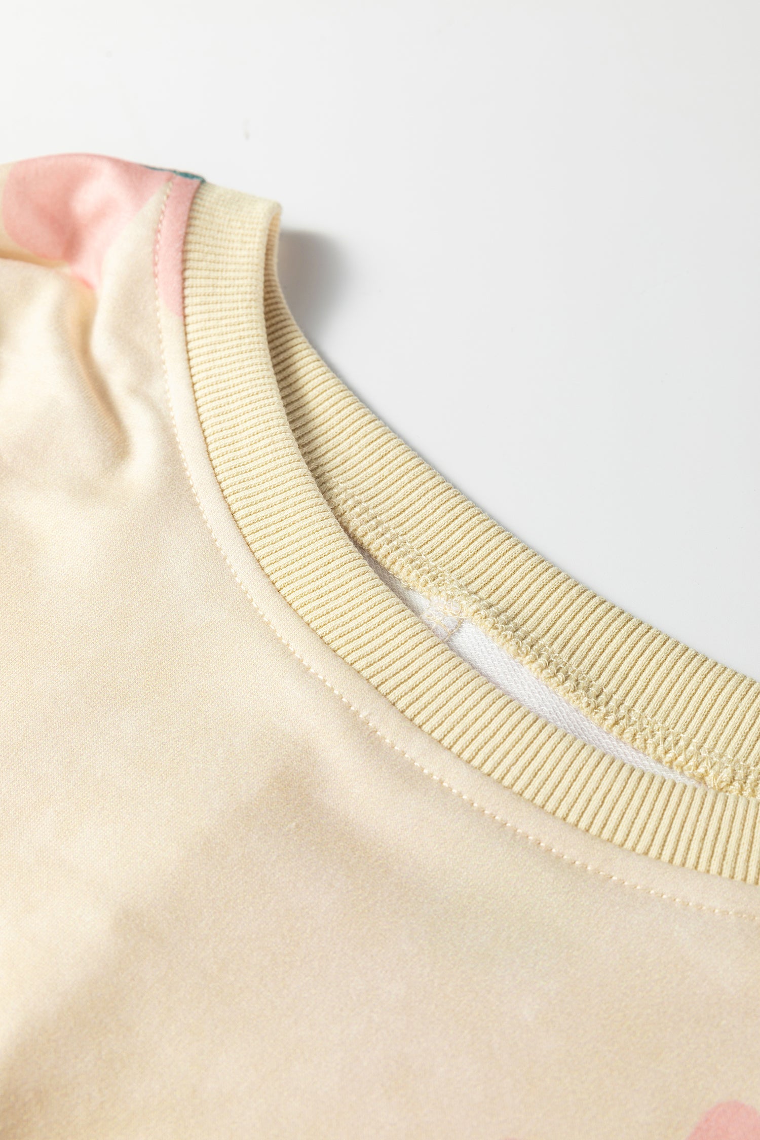 Mineral Washed French Terry Flower Print Sweatshirt - eAura