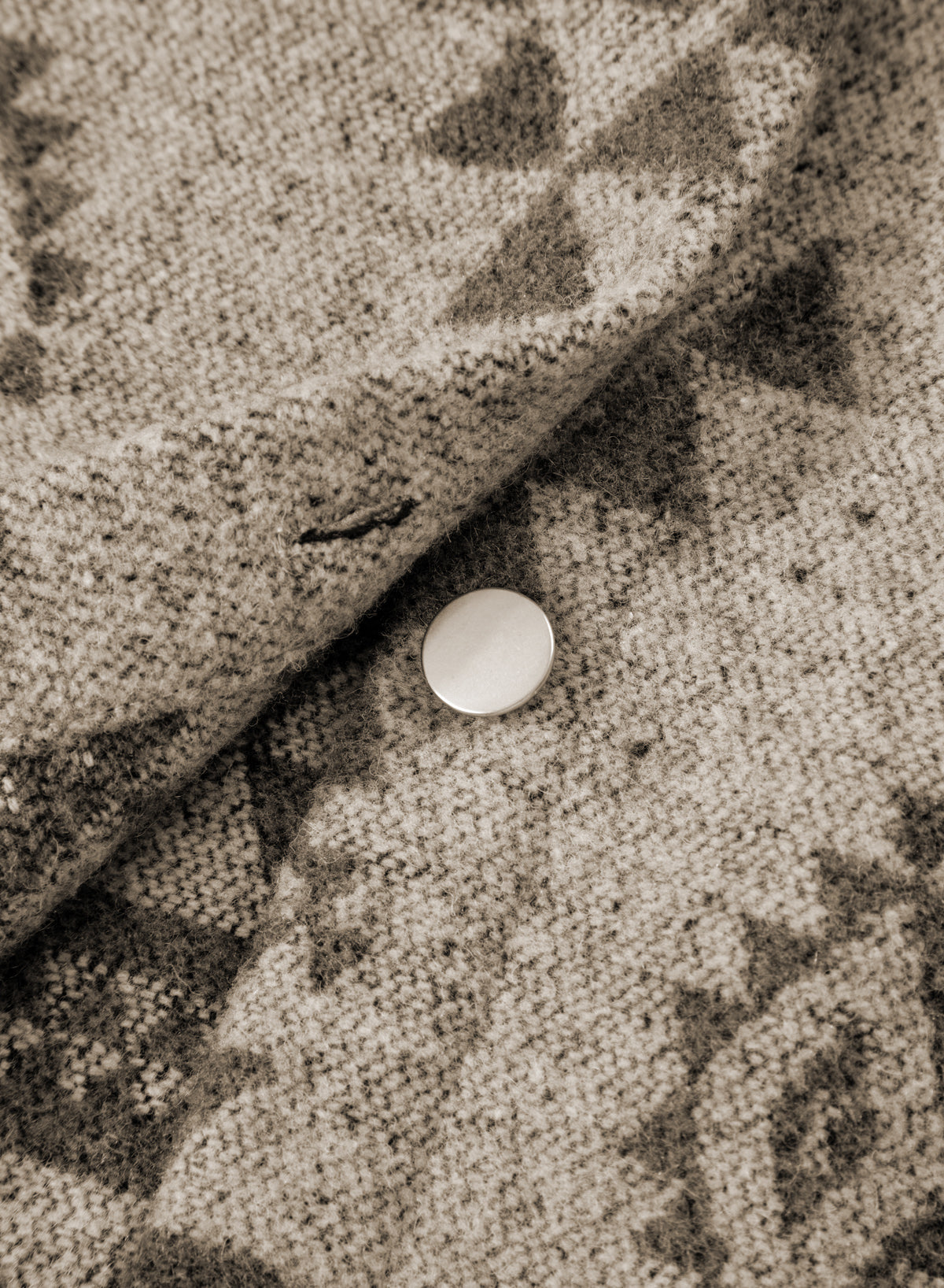 Western Aztec Print Patchwork Drawstring Hooded Shacket - eAura