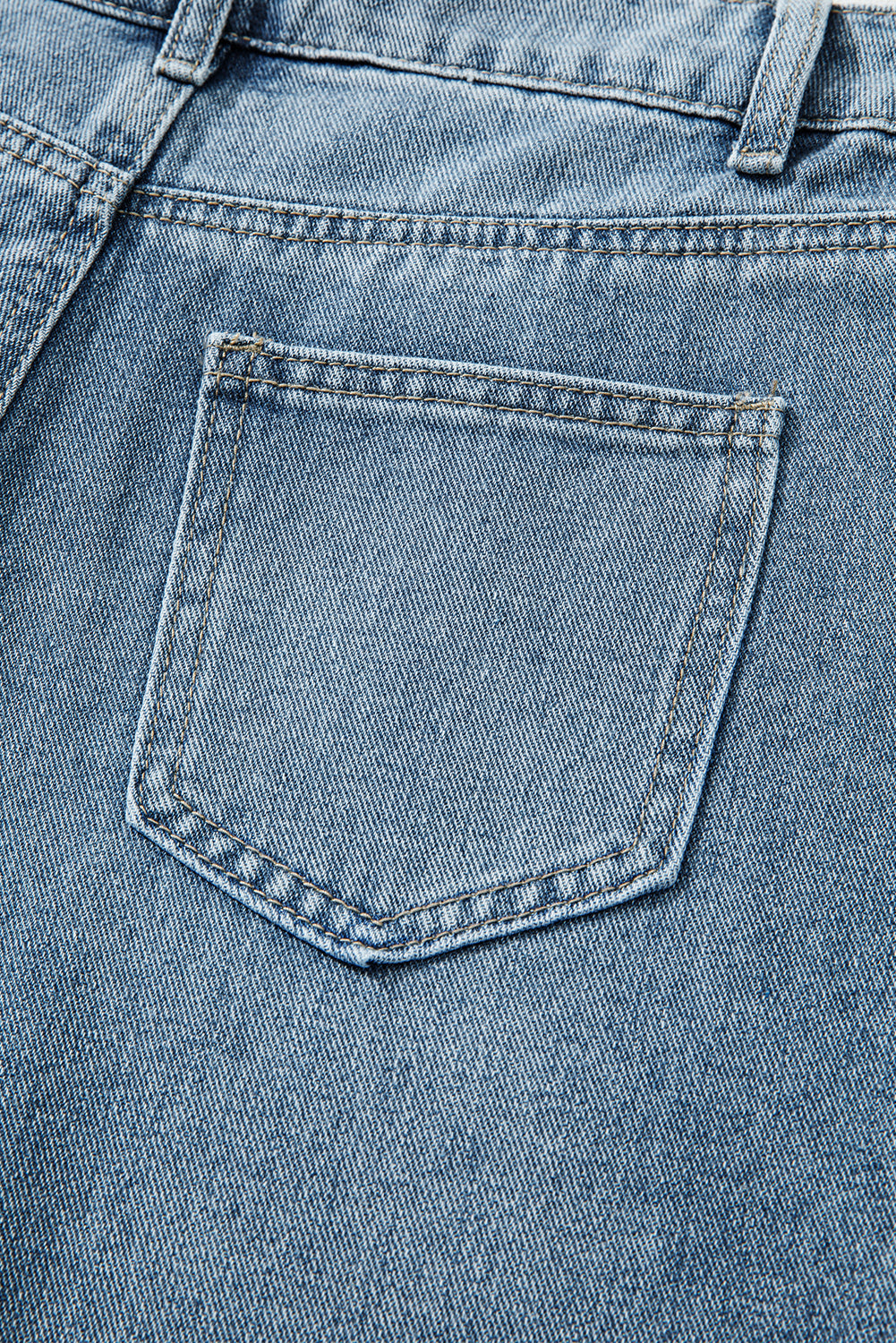 Embroidered Cropped Wide Leg High Waist Jeans - eAura