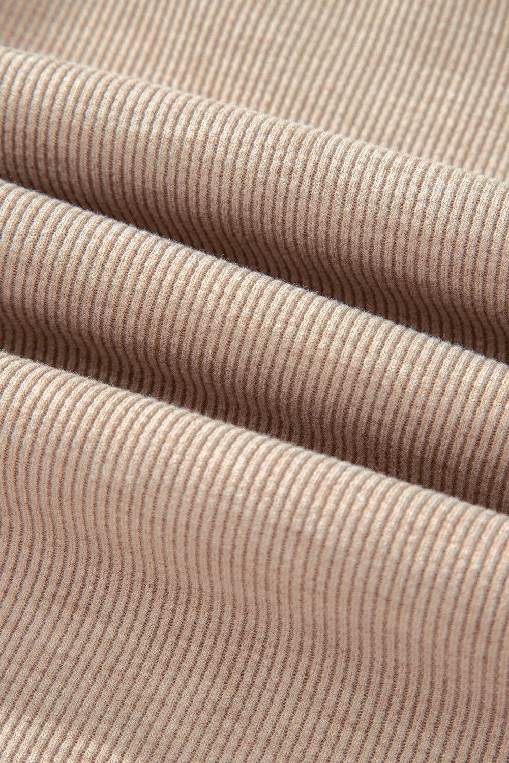 Soft Corduroy Leopard Drawstring High Waist Trousers - eAura