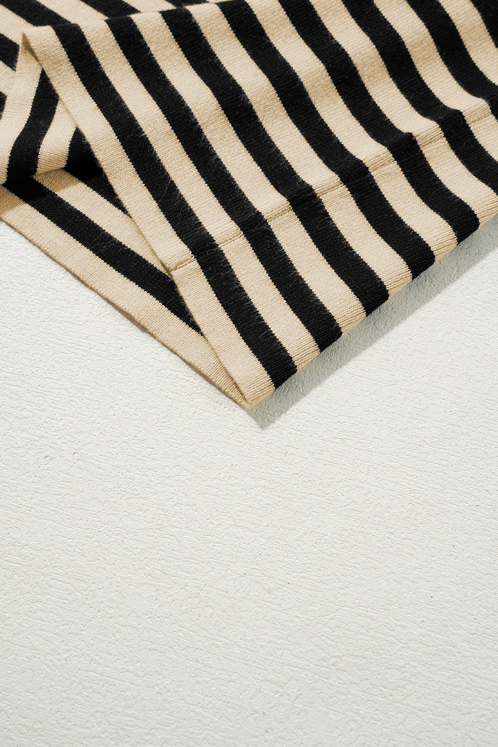 Black Stripe Crew Neck Slim Fit Sweater Vest eAura