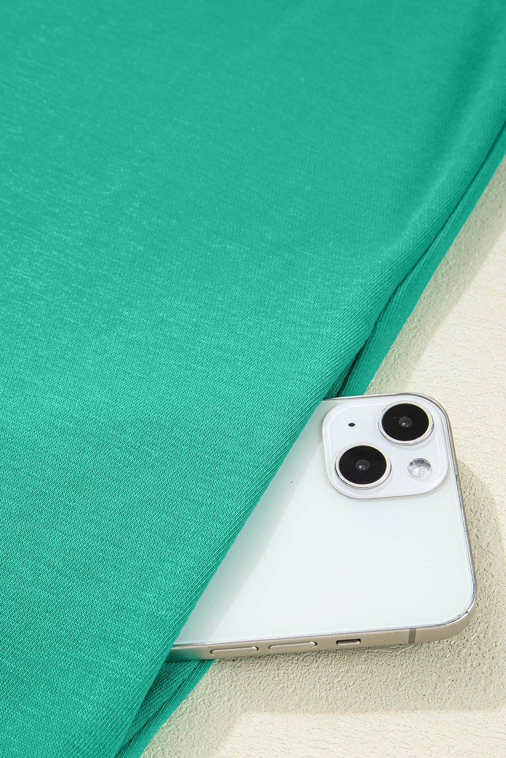 Green Contrast Trim V Neck Shift Sleeveless Mini Dress - eAura