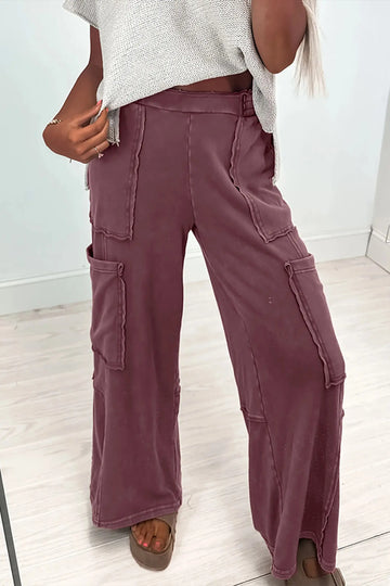 Mineral Red Mineral Wash Cargo Patched Pocket Utility Sweatpants