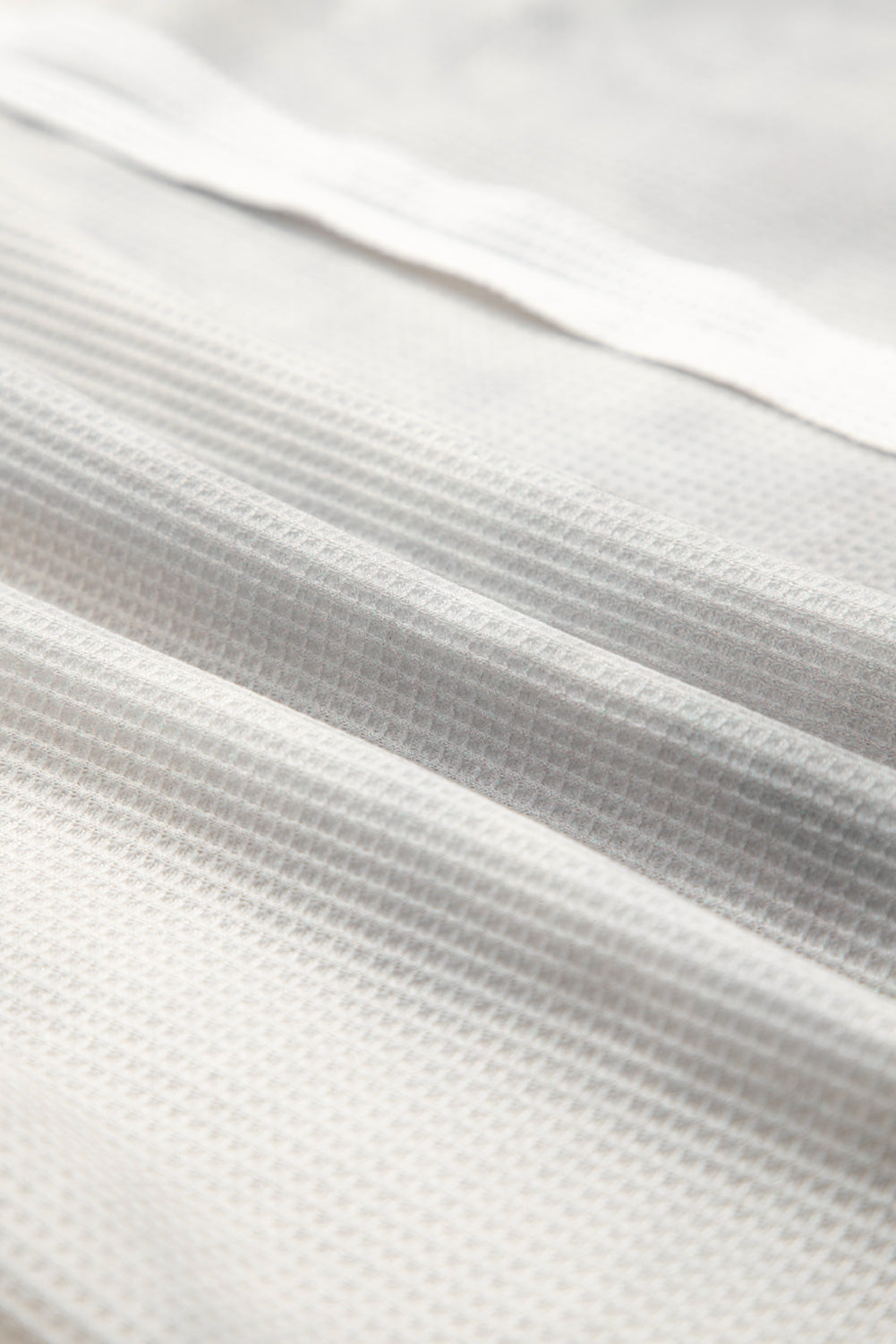 Floral Patched Waffle Textured V-Neck Casual Hoodie - eAura