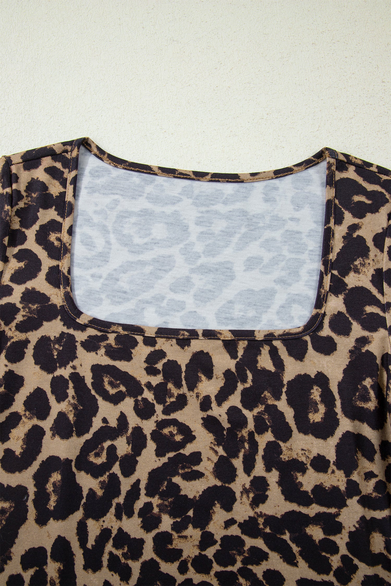Print Slim Long Sleeve Top - Tops/Long Tops
