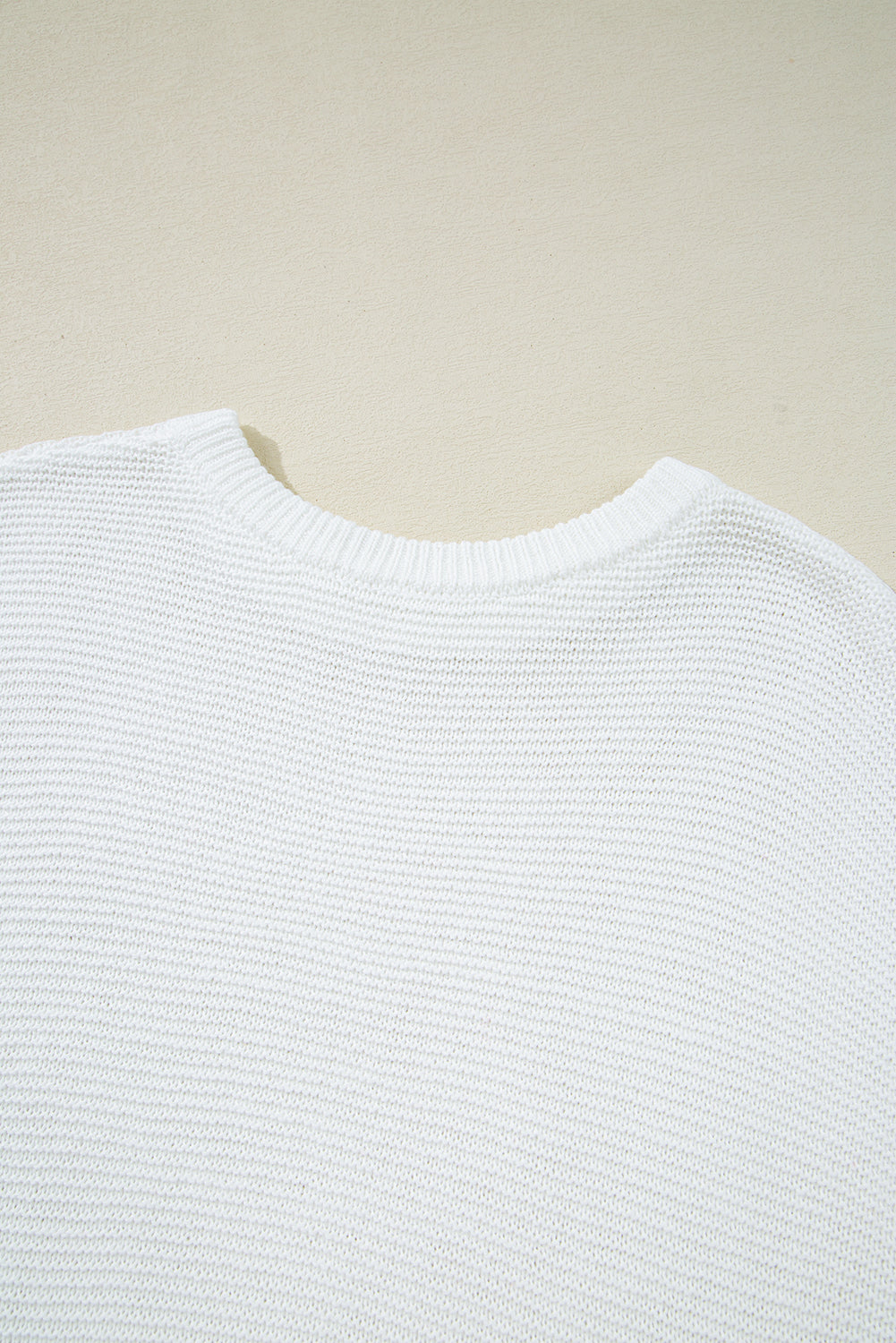 Jet Stream Solid Colour Sweater Tee with Side Slits eAura