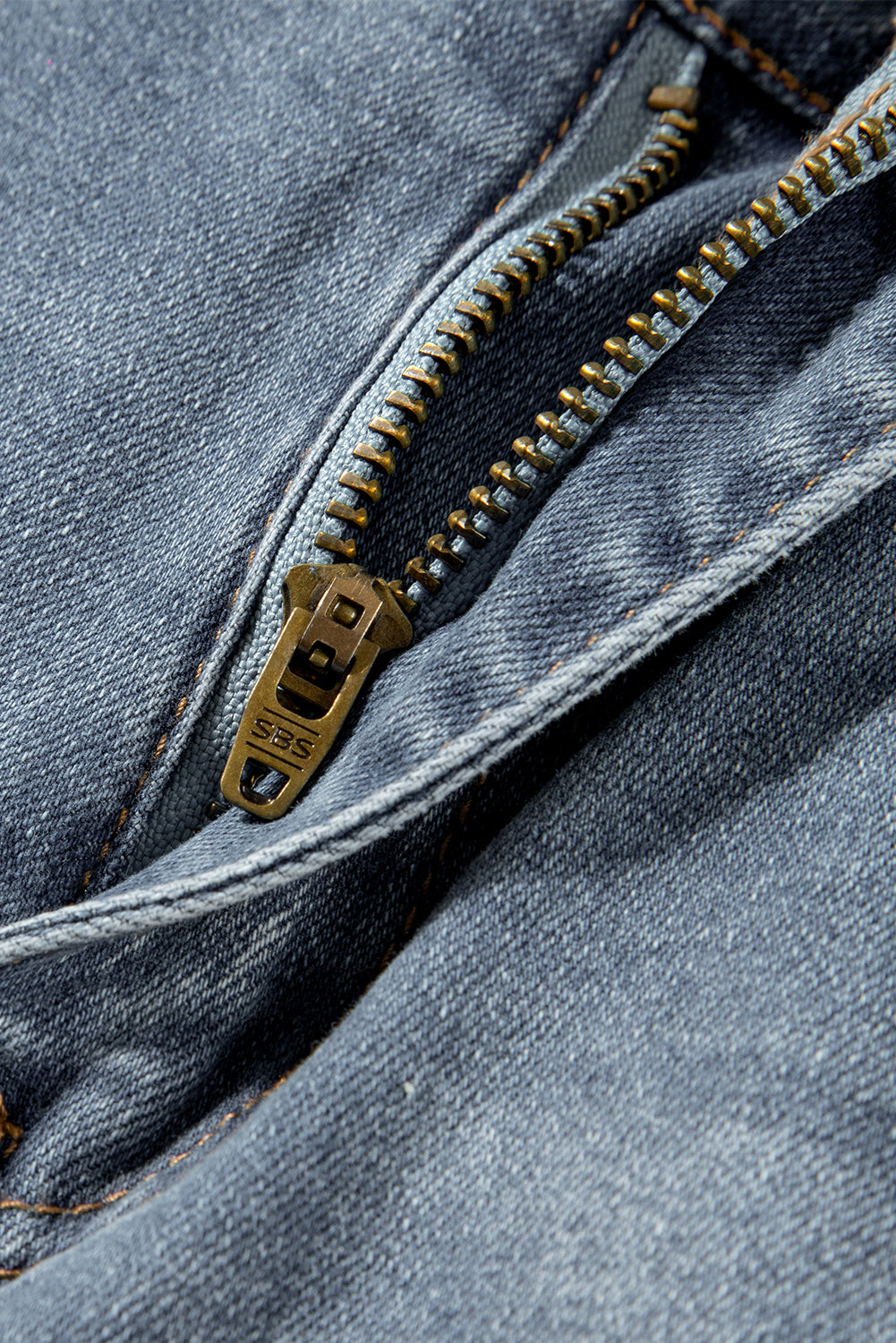 Dusk Blue Vintage Light Wash Ripped Raw Edge Flare Jeans Beagle Boutique Fashion Outlet