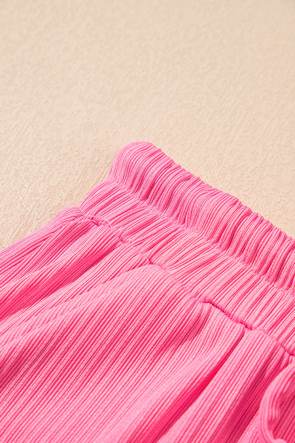 Bonbon Textured Ruffle Trim Crop Vest Lace-up Long Skirt Set Co-ord - eAura