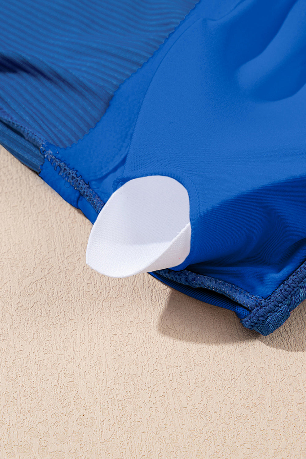 Ribbed Crossed Detail Tankini & Skort Two-Piece Swimsuit