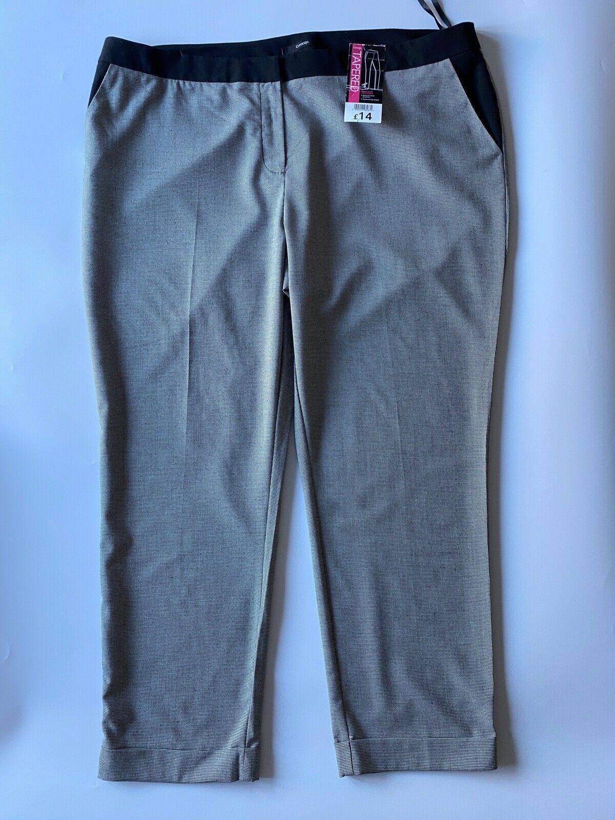 George Tapered Herringbone Trousers Size 20 - BB Fashion Outlet