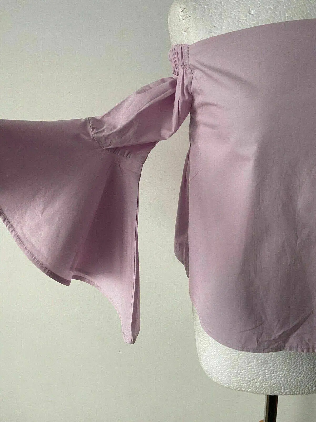 Glamorous Petite Pink Off the Shoulder Top Size 10 / 38 EUR - BB Fashion Outlet