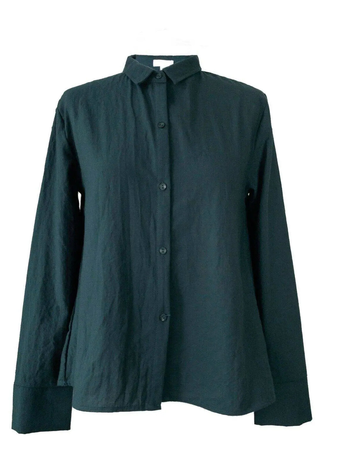 Grace & Mila Paris Lamber Shirt Pleated Back Available in Ecru or Green - BB Fashion Outlet
