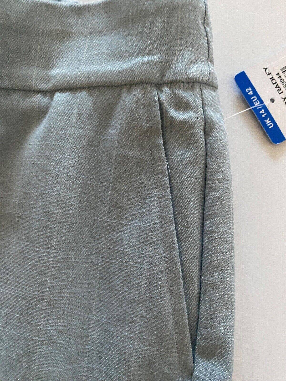 Hilary Radley Light Blue Pull-On Trousers Elasticated Waist L26" 10 12 14 16 18 - BB Fashion Outlet