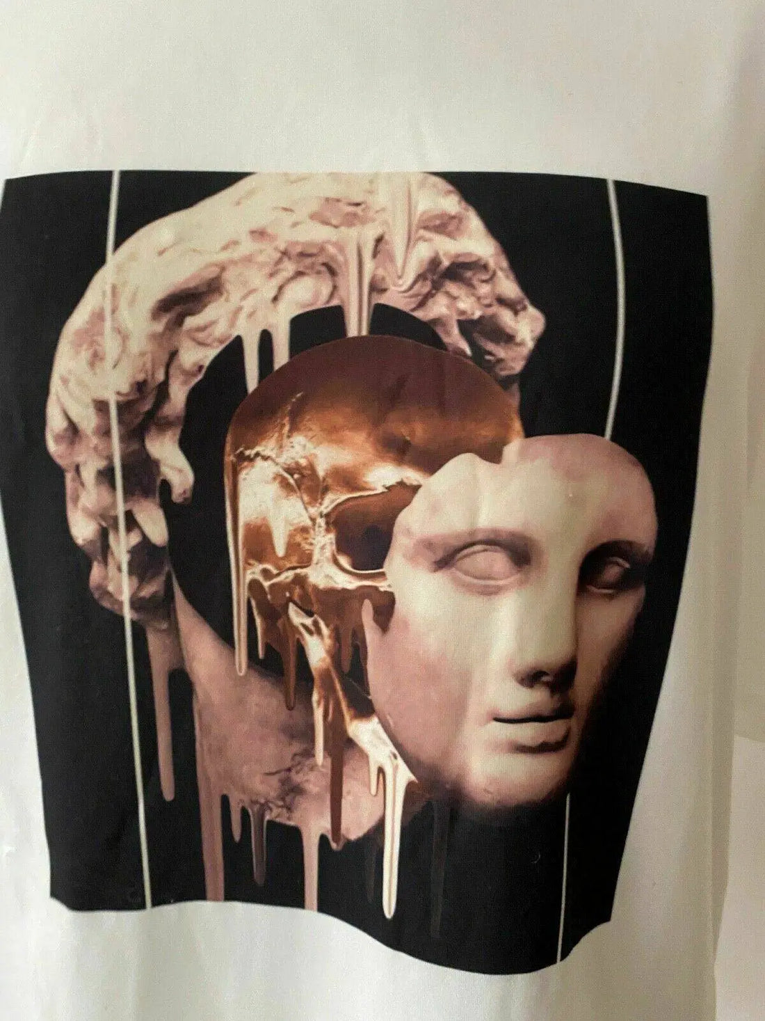 Joom Medusa Print White T-Shirt Size M 10 - BB Fashion Outlet